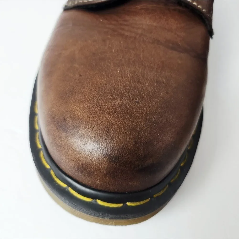 Dr. Martens Boston Oxford Mens Brown Shoes AW004 Size US 13